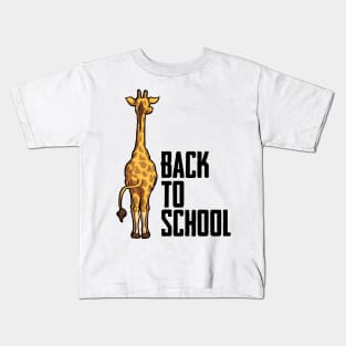 Giraffe - Back To School Kids T-Shirt